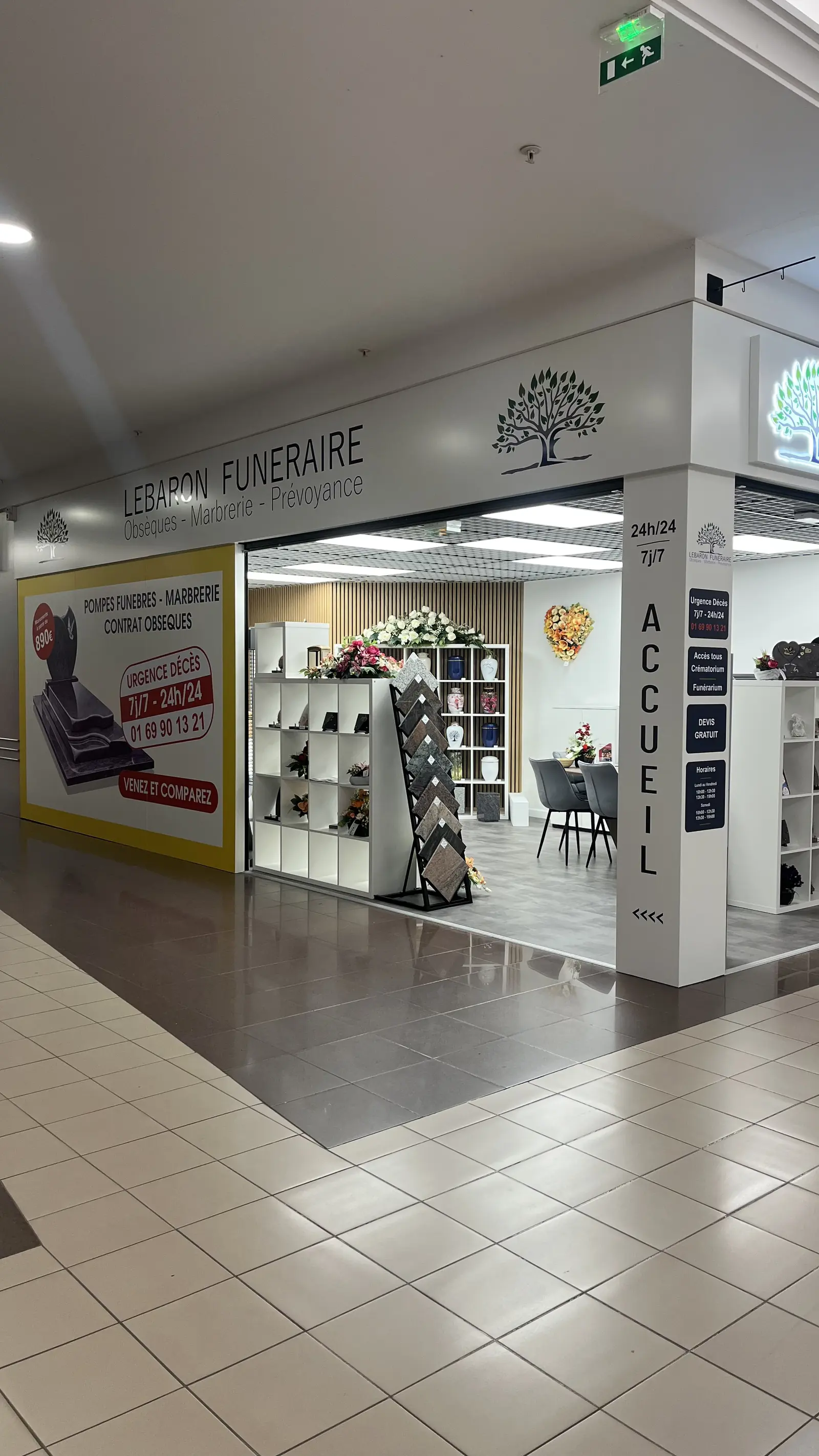 Agence du centre commercial Carrefour Villabé — Lebaron Funéraire — photo 2